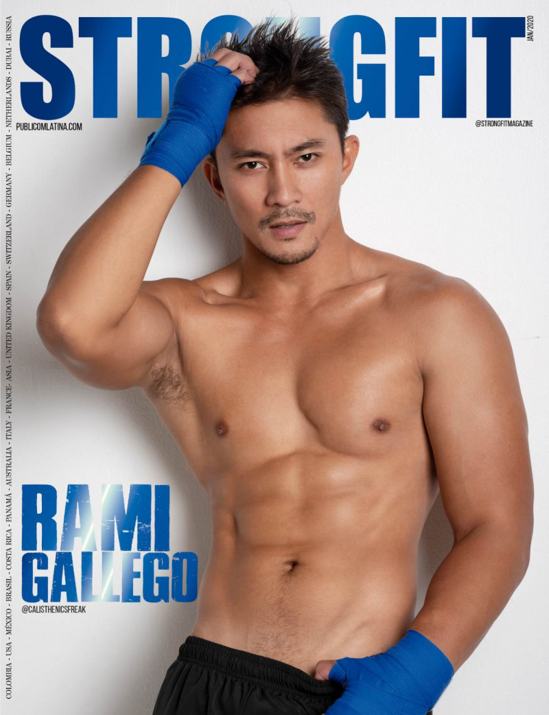 Rami Gallego featured on the StrongFit cover from January 2020