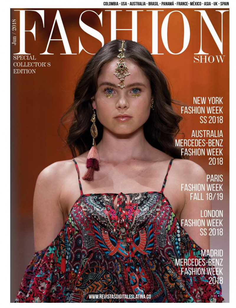  featured on the Fashion Show cover from June 2018