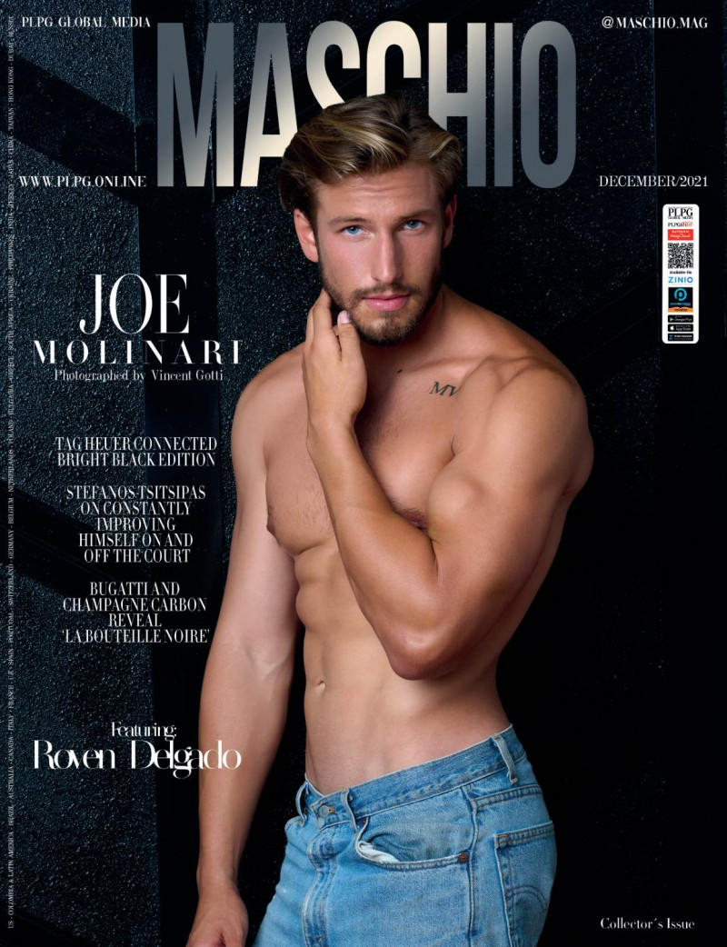 Joe Molinari featured on the Maschio cover from December 2021