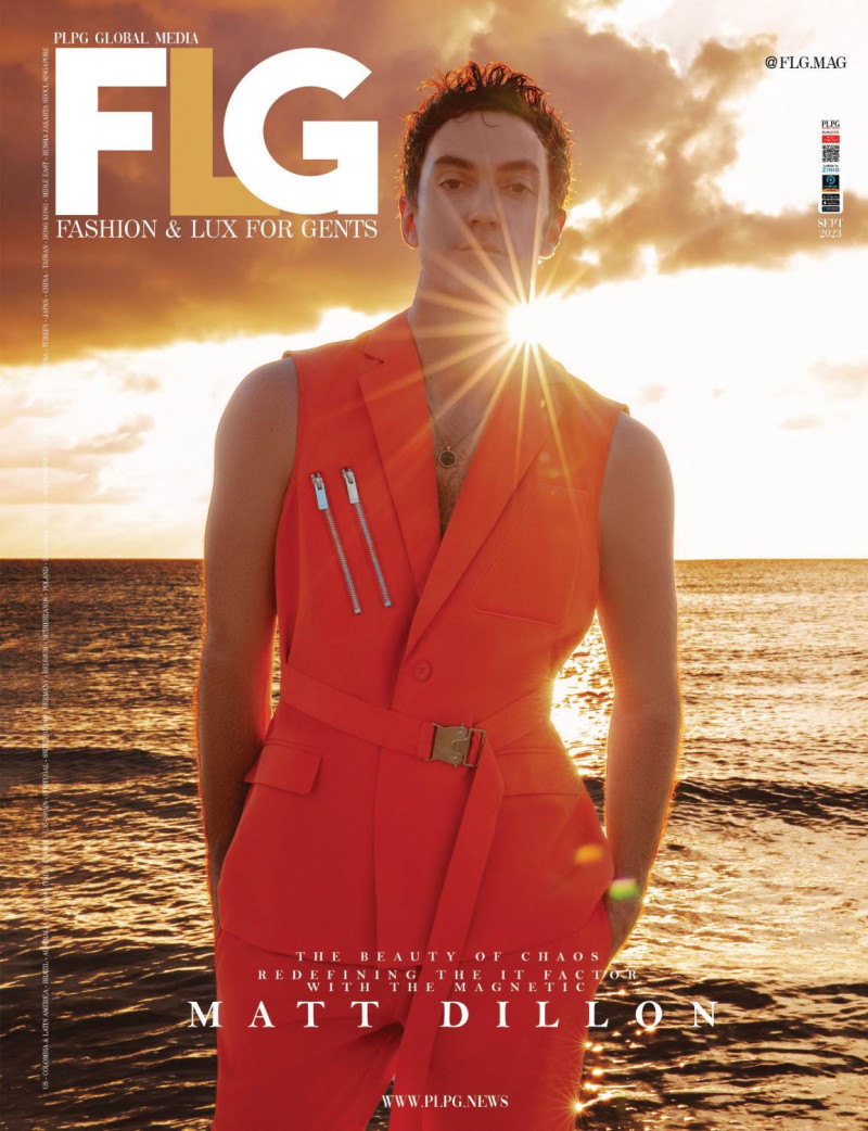 Matt Dillon featured on the FLG - Fashion & Lux for Gents cover from September 2023