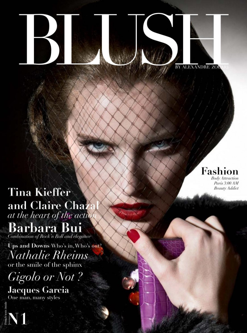 Adriana featured on the Blush Dream cover from December 2008