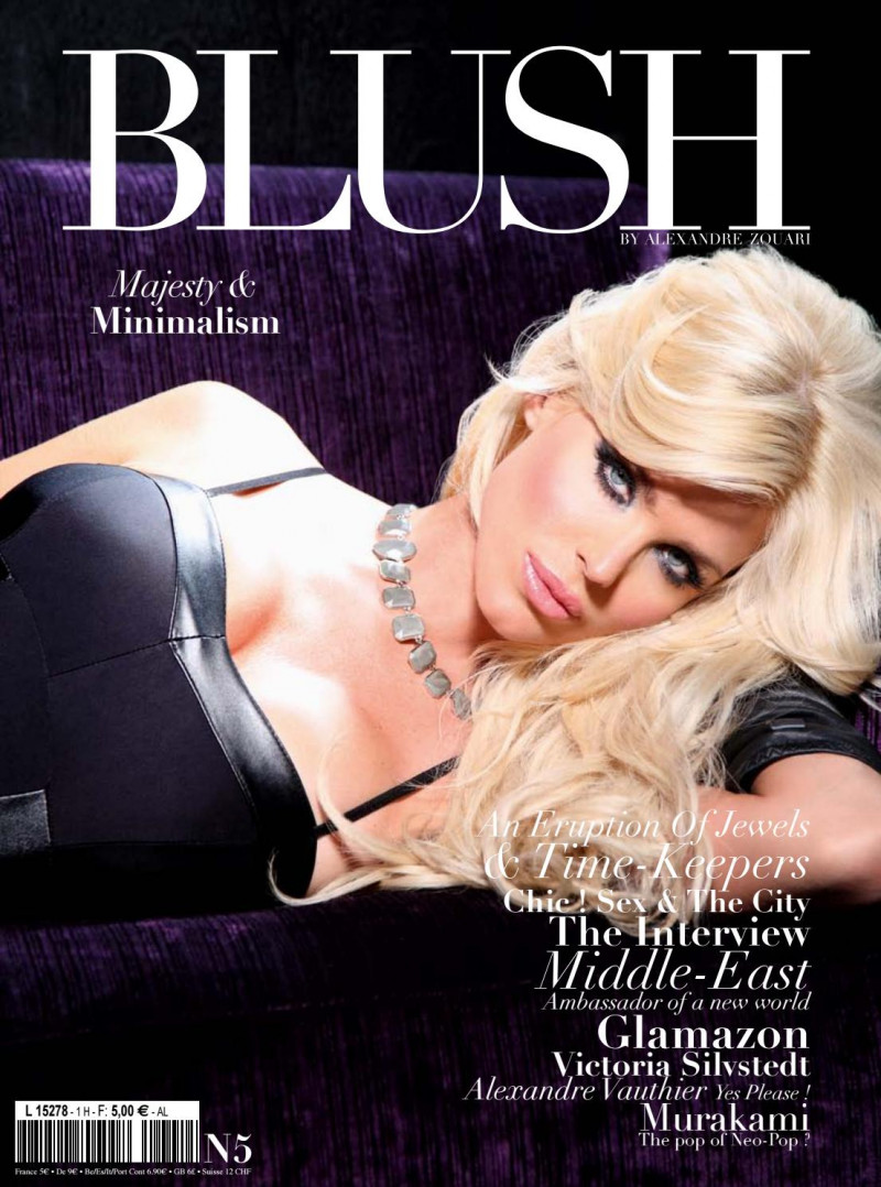 Victoria Silvstedt featured on the Blush Dream cover from December 2010