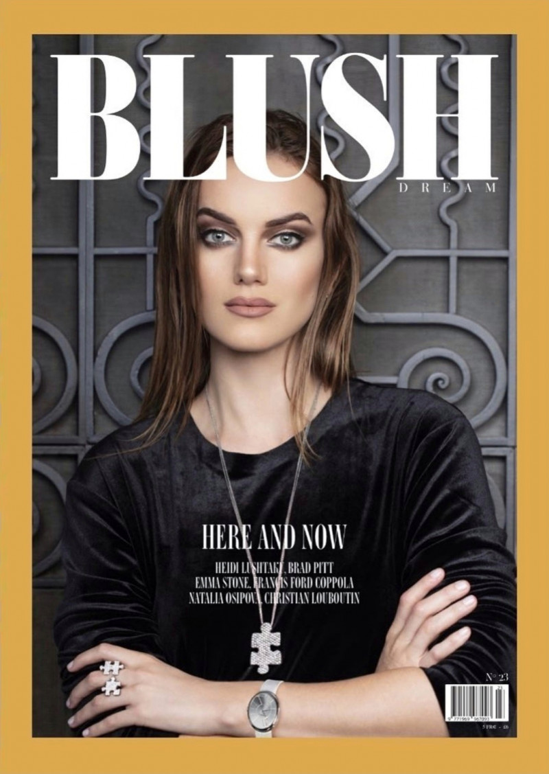 Heidi Lushtaku featured on the Blush Dream cover from December 2019