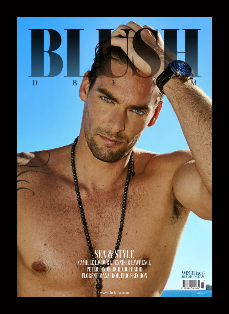 Camille Lacourt featured on the Blush Dream cover from December 2016