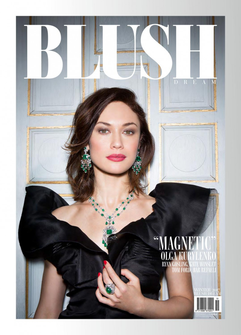 Olga Kurylenko featured on the Blush Dream cover from December 2017