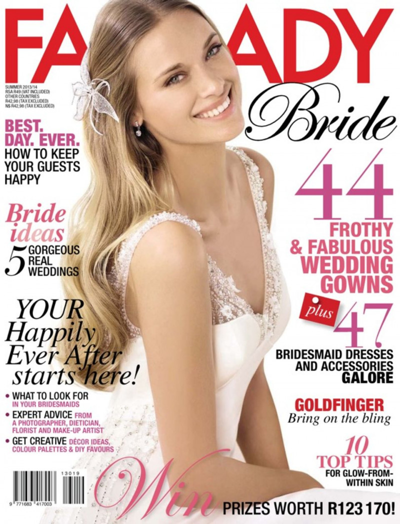  featured on the Fairlady Bride cover from June 2013