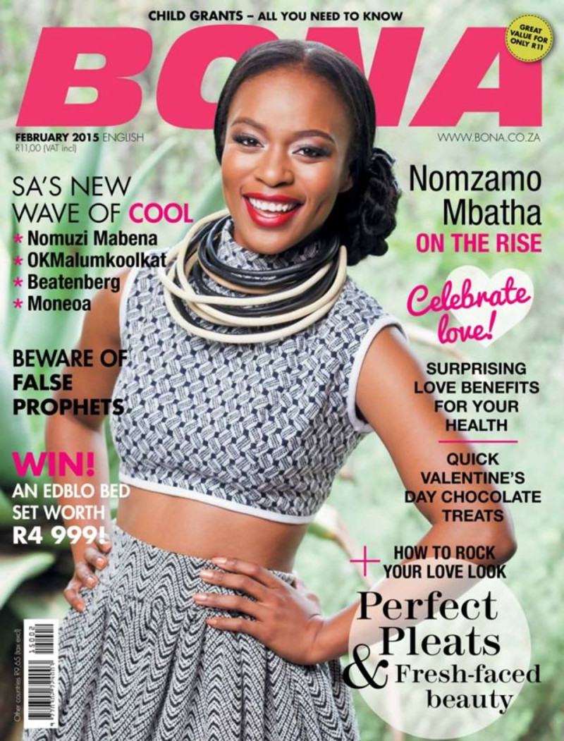  featured on the Bona cover from February 2015