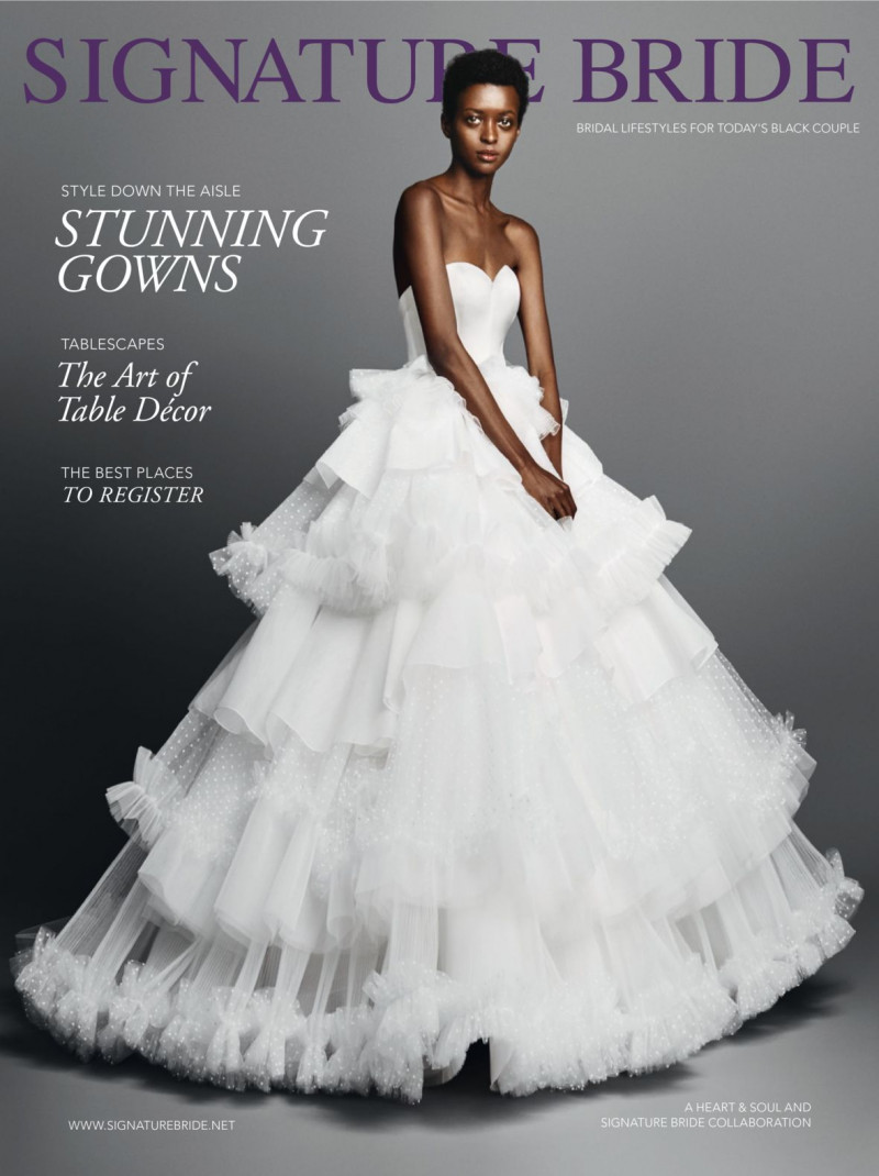  featured on the Signature Bride cover from June 2018