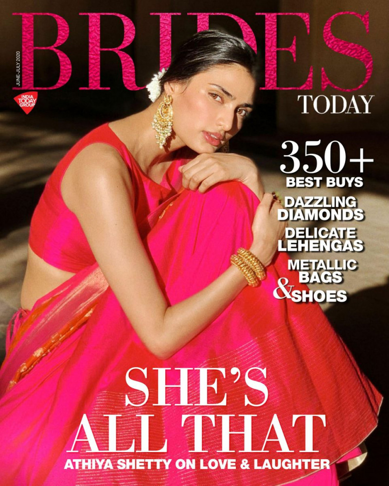 Athiya Shetty featured on the Brides Today cover from June 2020