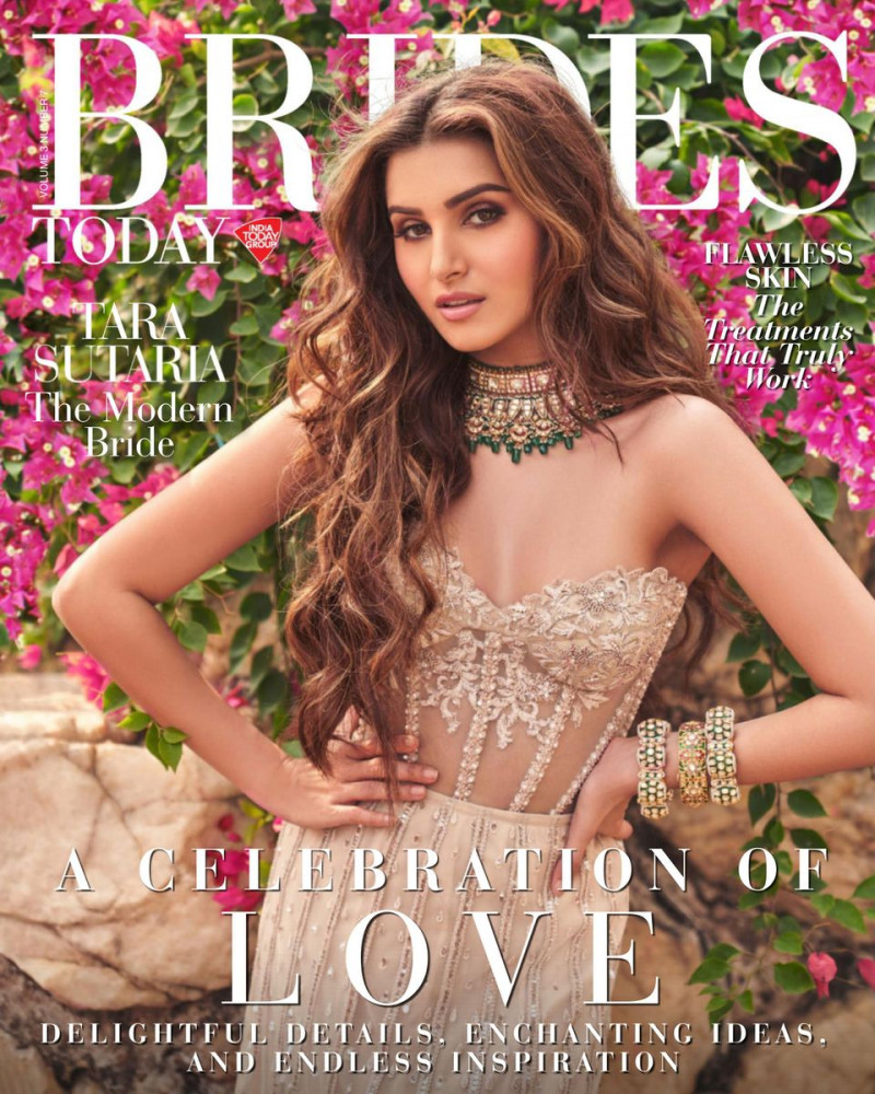  featured on the Brides Today cover from March 2021