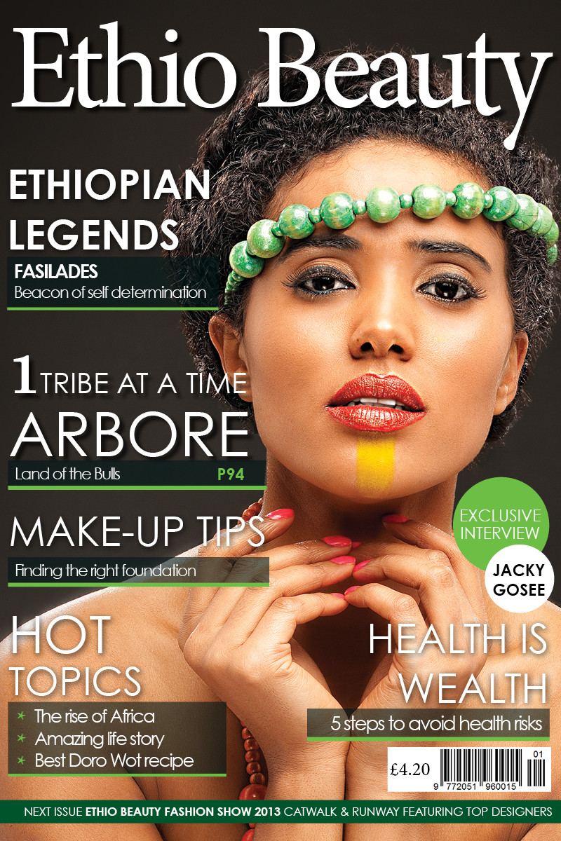  featured on the Ethio Beauty cover from February 2013