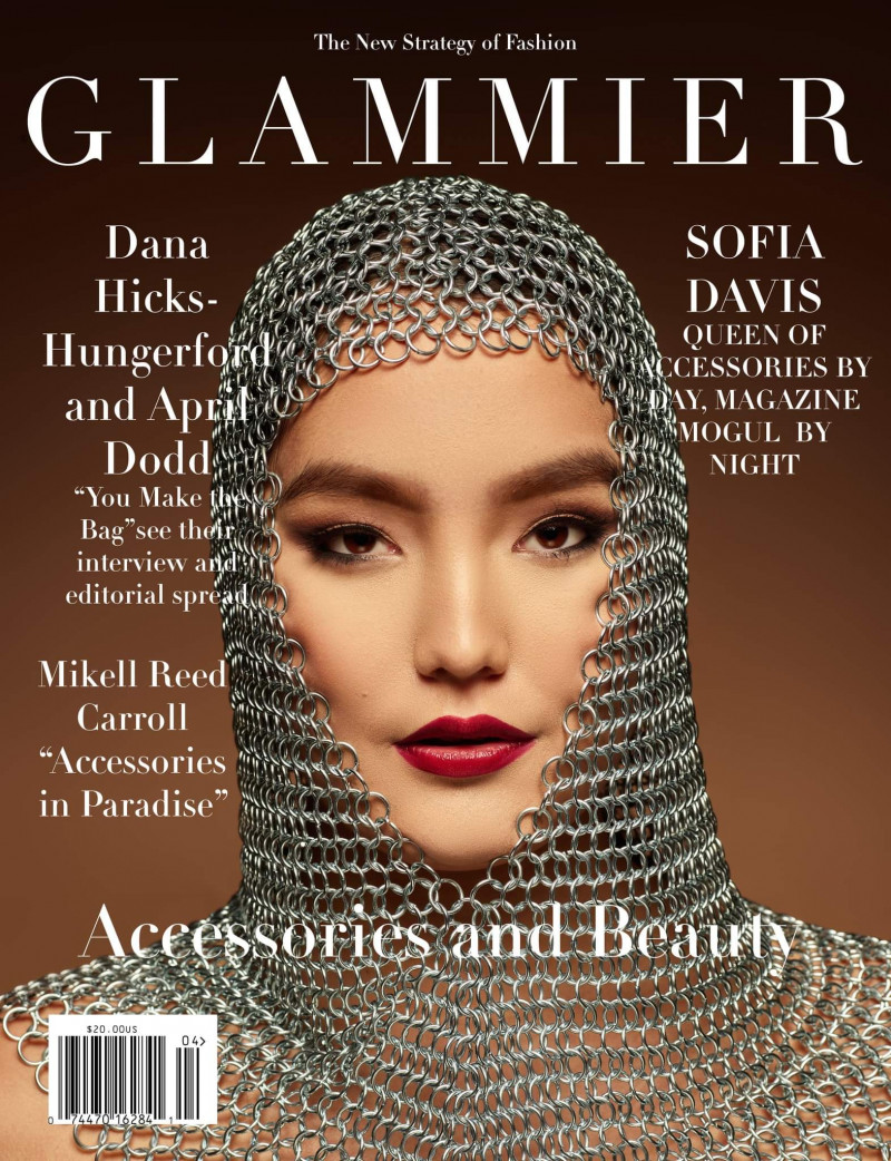 Charlotte Traub featured on the Glammier cover from August 2022