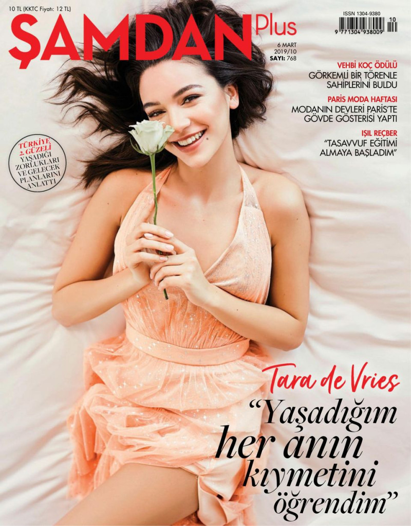 Tara de Vries featured on the Samdan Plus cover from March 2019