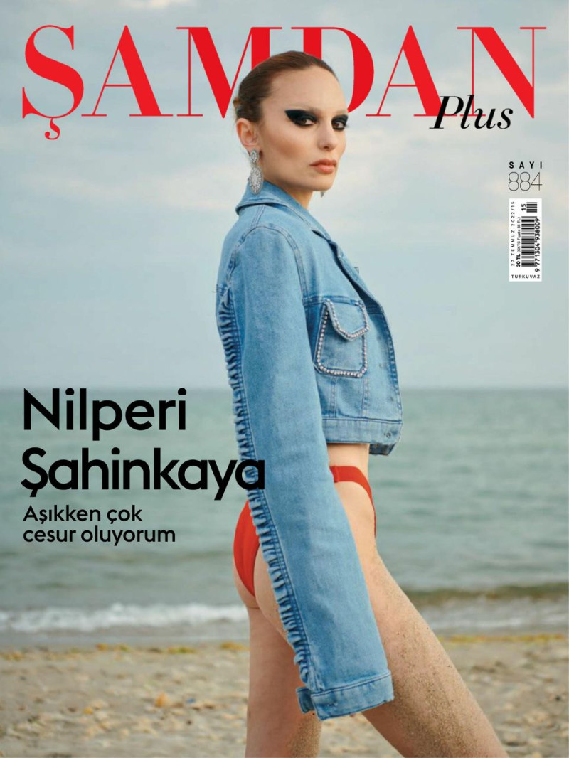 Nilperi Sahinkaya featured on the Samdan Plus cover from July 2022