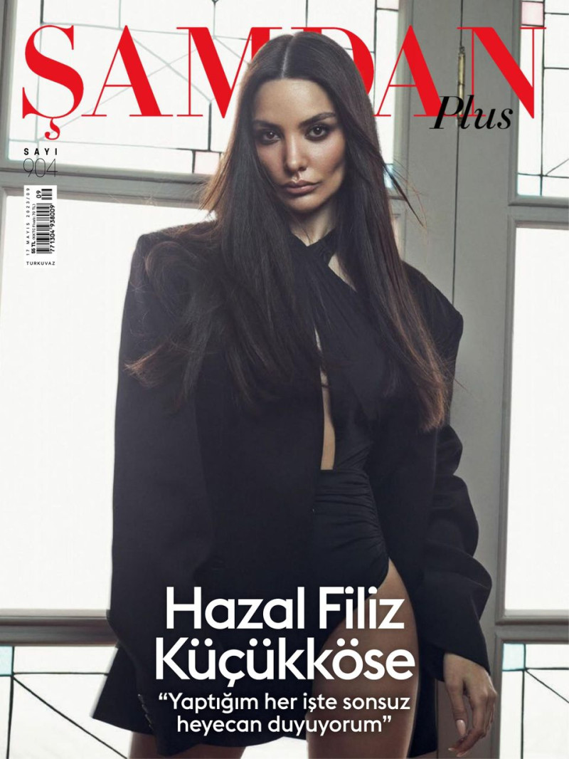 Hazal Filiz featured on the Samdan Plus cover from May 2023