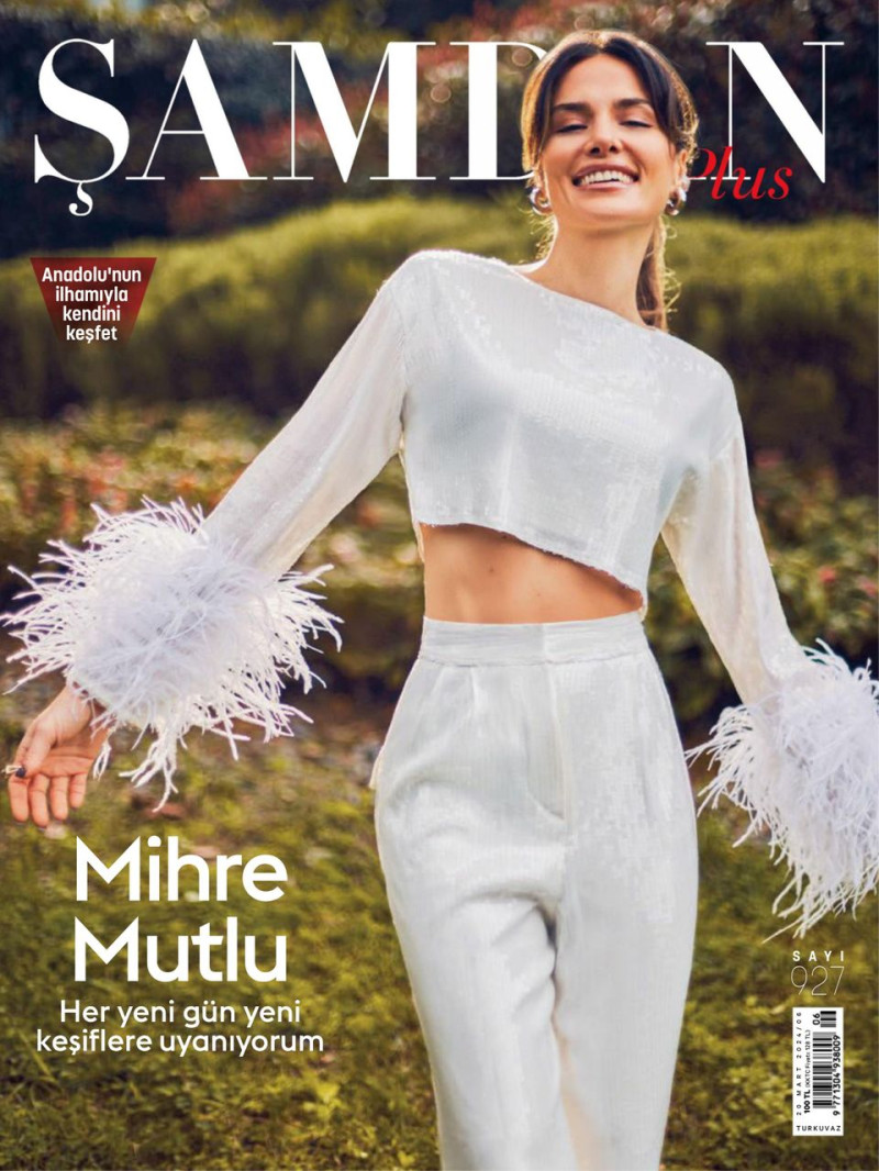 Mihre Mutlu featured on the Samdan Plus cover from March 2024