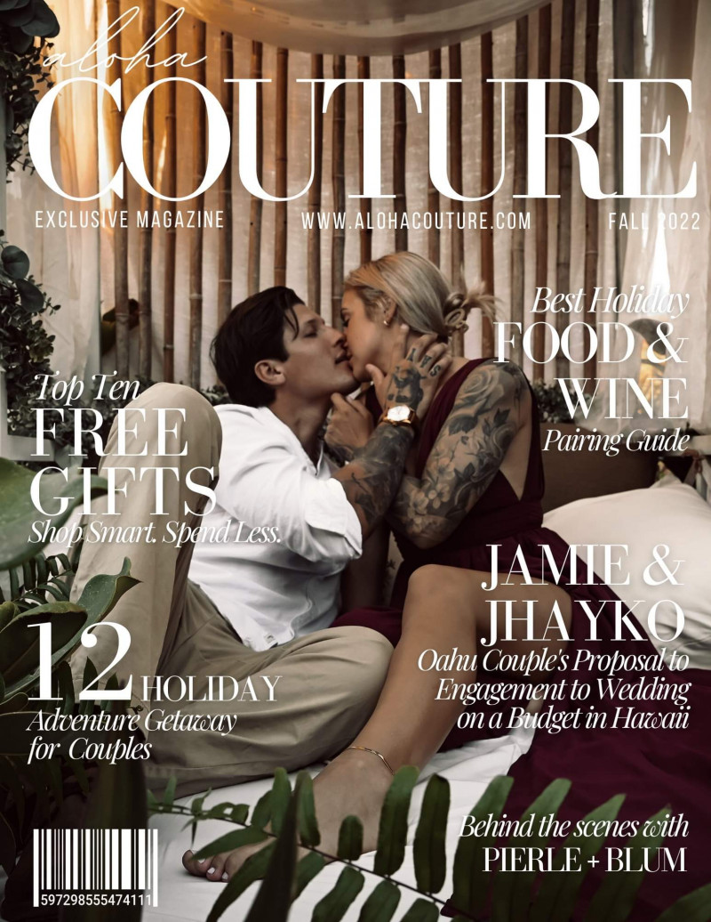 Jhayko, Jamie featured on the Aloha Couture cover from September 2022