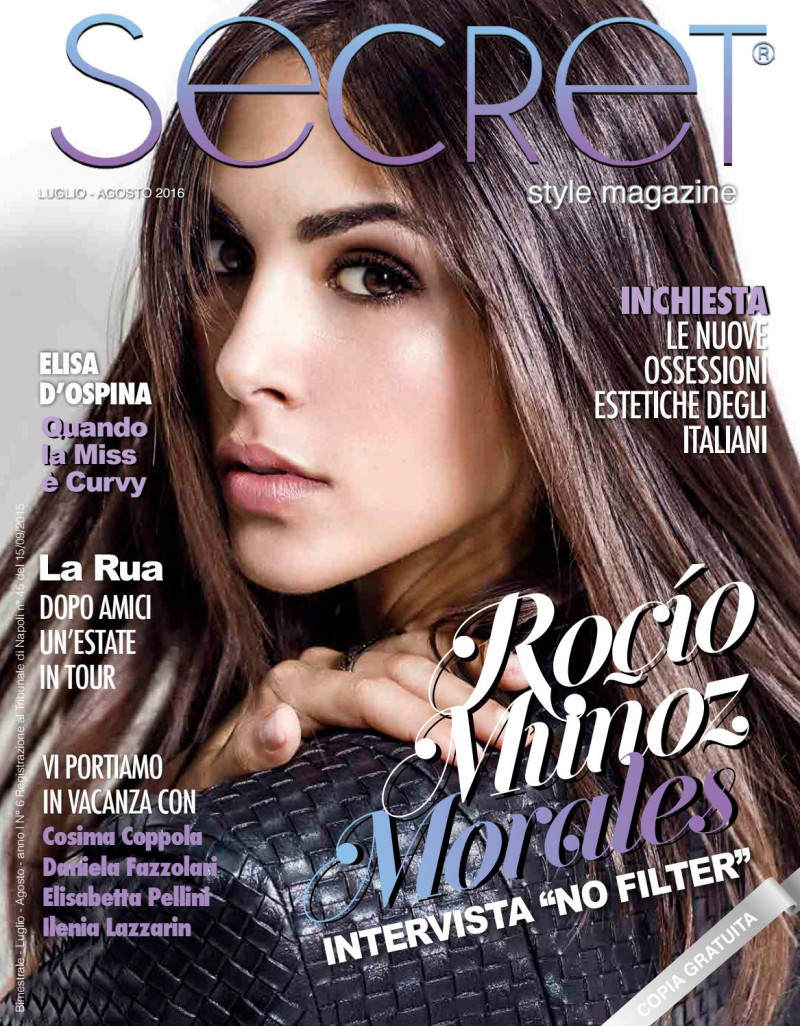 Rocio Muñoz featured on the Secret Style magazine cover from July 2016