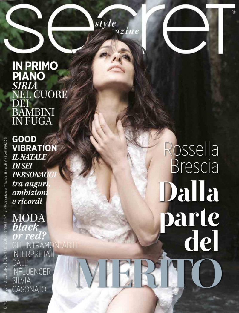 Rossella Brescia featured on the Secret Style magazine cover from January 2018