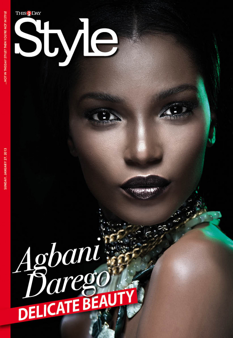 Agbani Darego featured on the This Day Style cover from January 2013