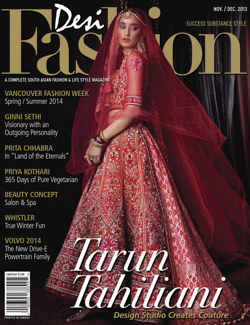  featured on the Desi Fashion cover from November 2013