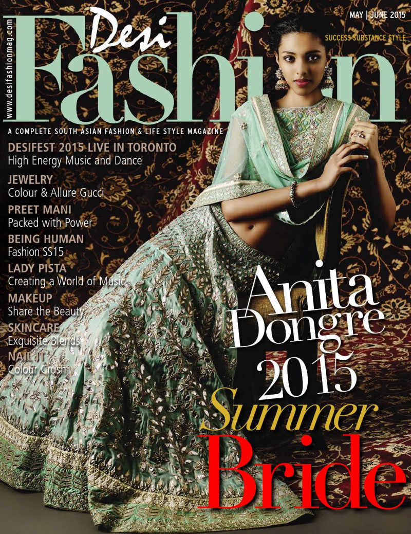  featured on the Desi Fashion cover from May 2015