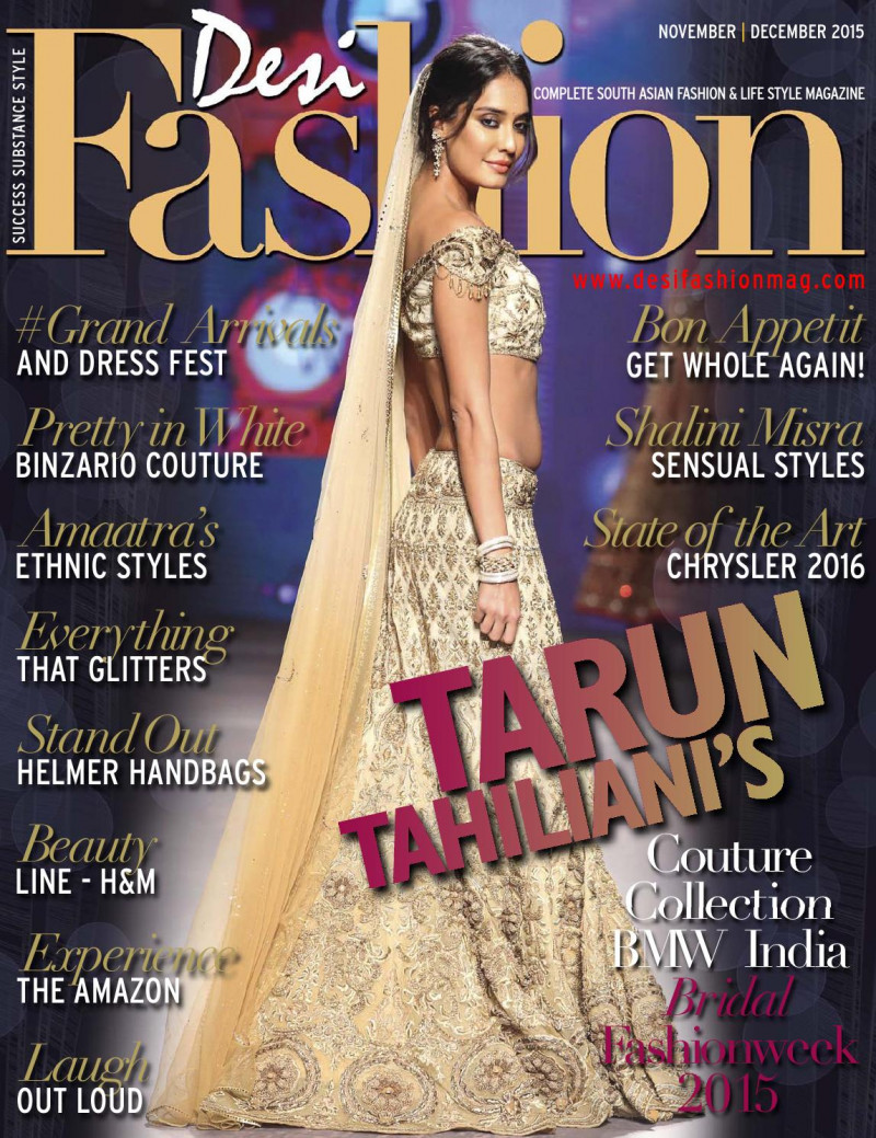  featured on the Desi Fashion cover from November 2015