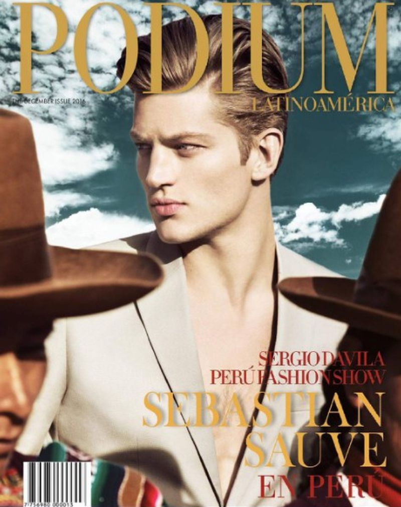 Sebastian Sauvé featured on the Podium Latinamerica cover from December 2016