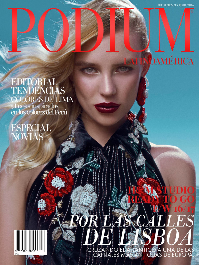 Karina Kukshtel featured on the Podium Latinamerica cover from September 2016