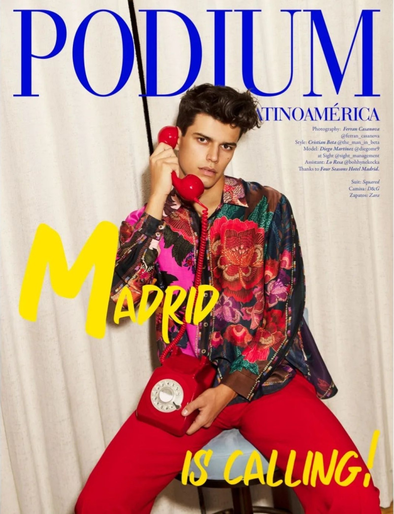 Diego Martinez featured on the Podium Latinamerica cover from November 2022