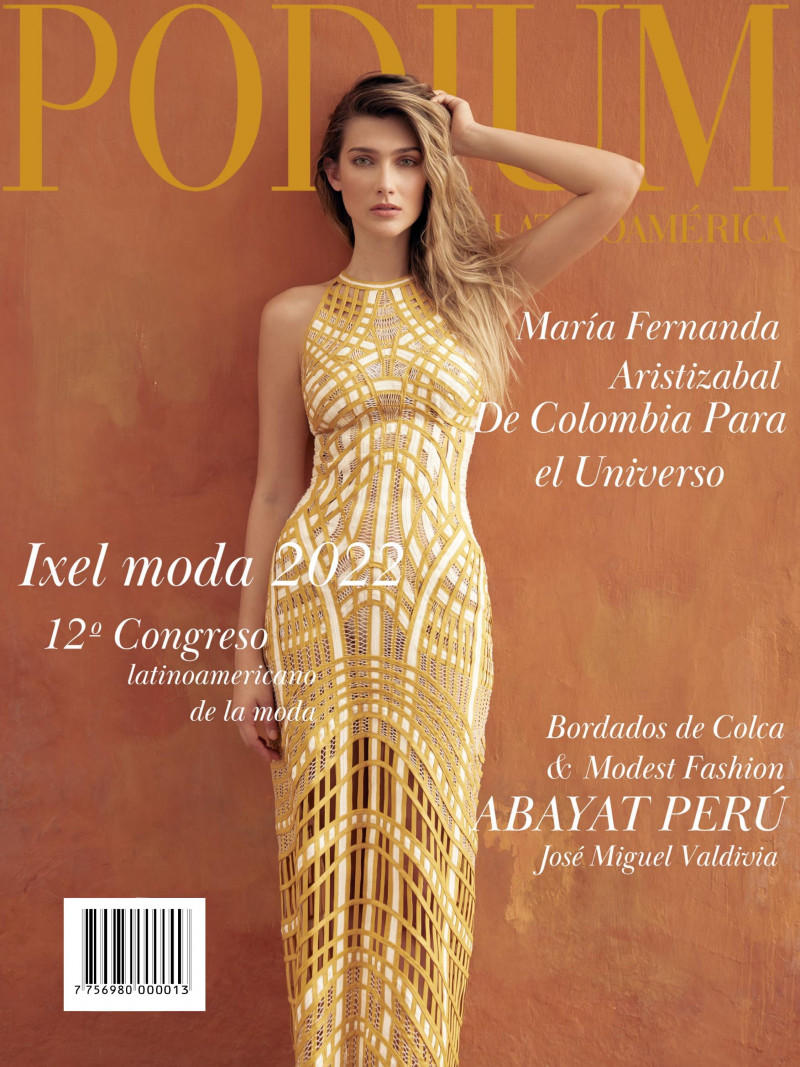 Maria Fernanda Aristizabal featured on the Podium Latinamerica cover from October 2022