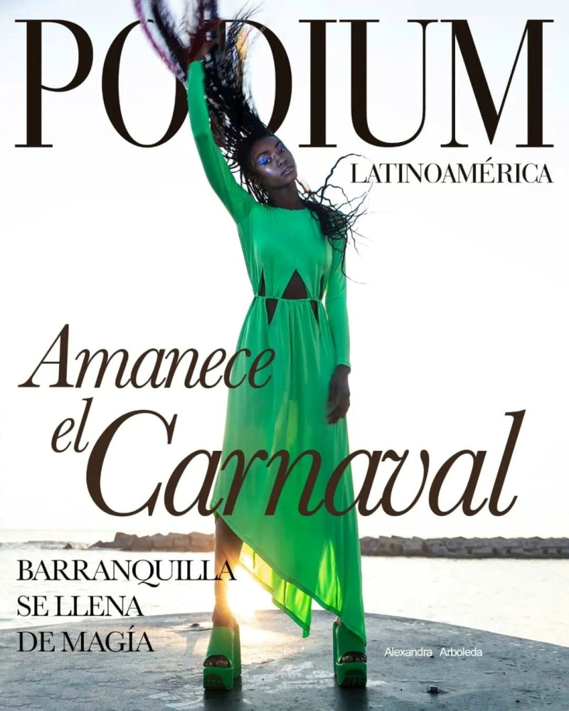 Alexandra Arboleda featured on the Podium Latinamerica cover from June 2023