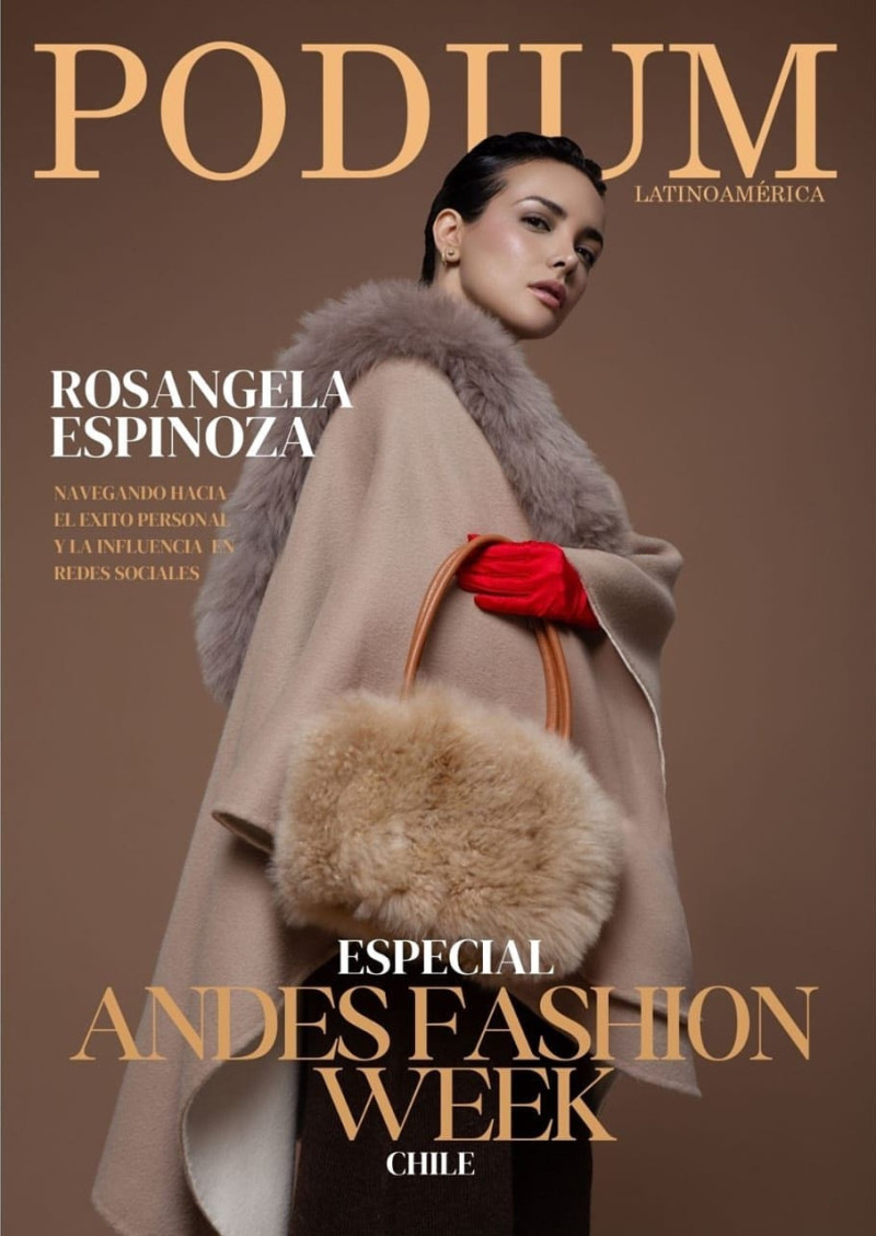 Rosangela Espinoza featured on the Podium Latinamerica cover from May 2024