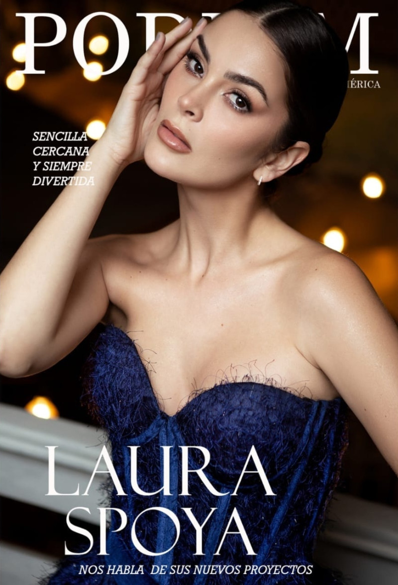 Laura Spoya featured on the Podium Latinamerica cover from October 2024