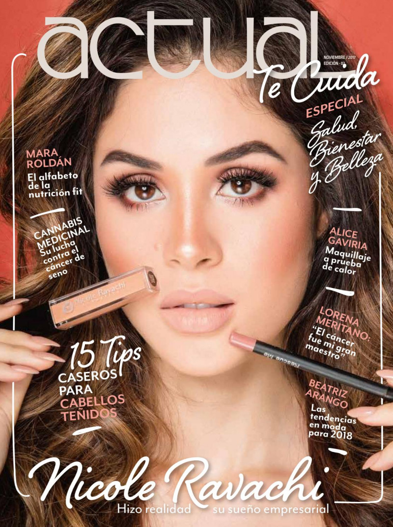 Nicole Ravachi featured on the La Revista Actual cover from November 2017