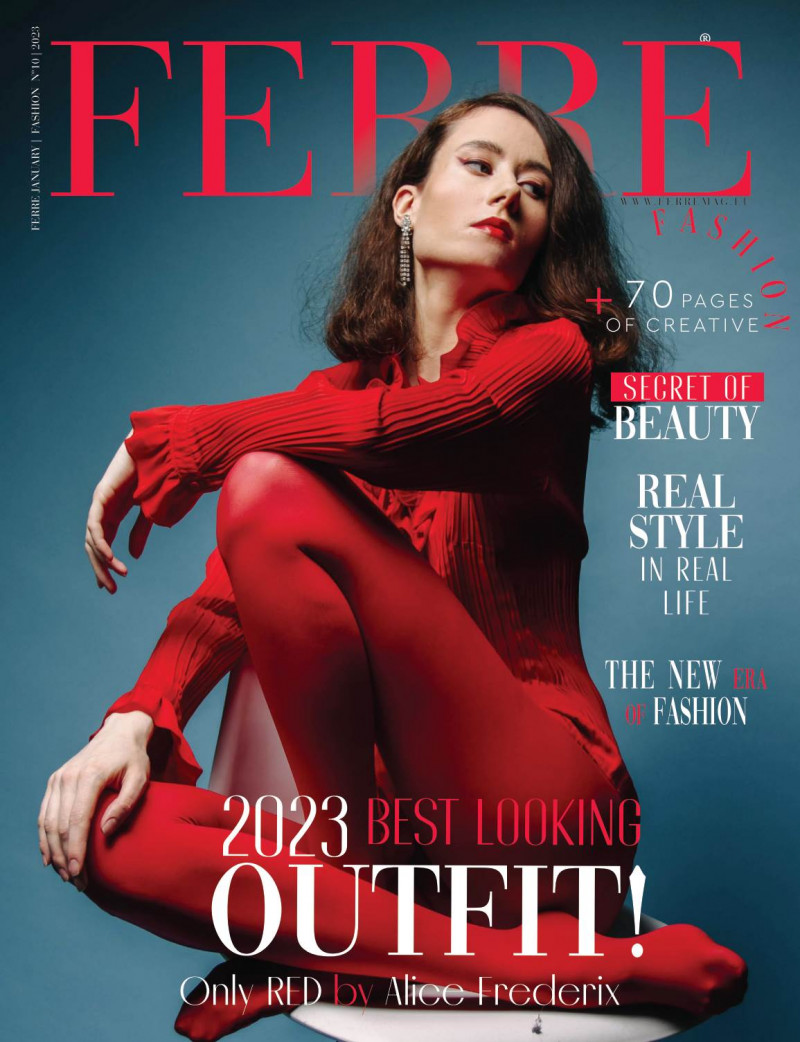 Vera Fox featured on the Ferre cover from January 2023