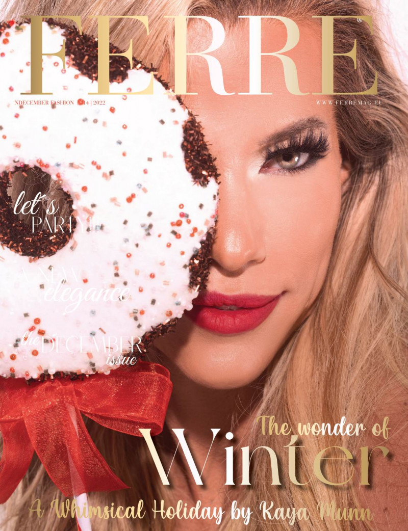 Kirra Collins featured on the Ferre cover from December 2022