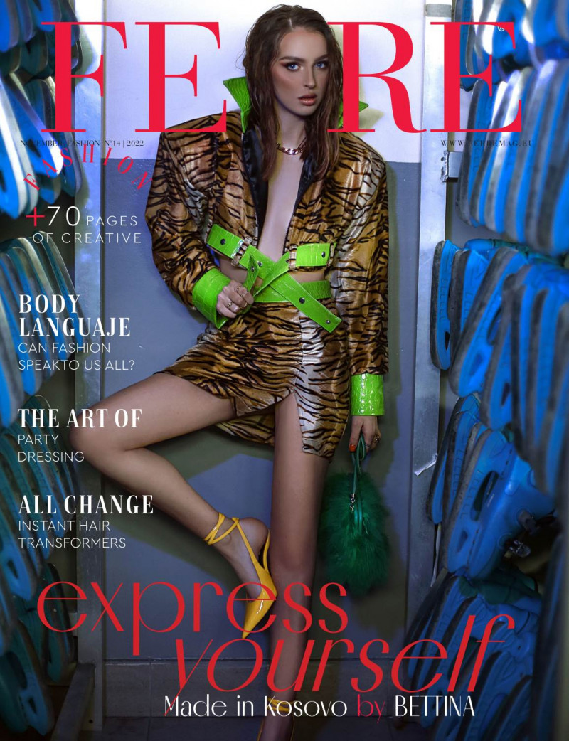 Angelina Kitanovska featured on the Ferre cover from November 2022