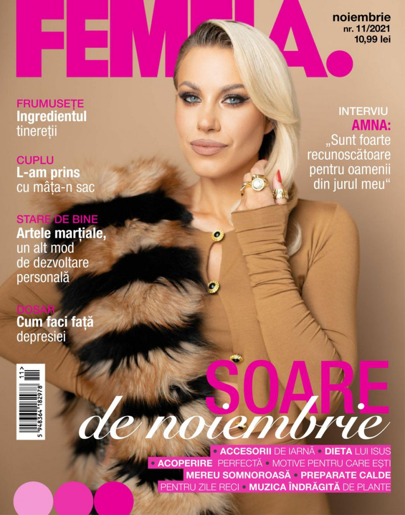  featured on the Femeia cover from November 2021