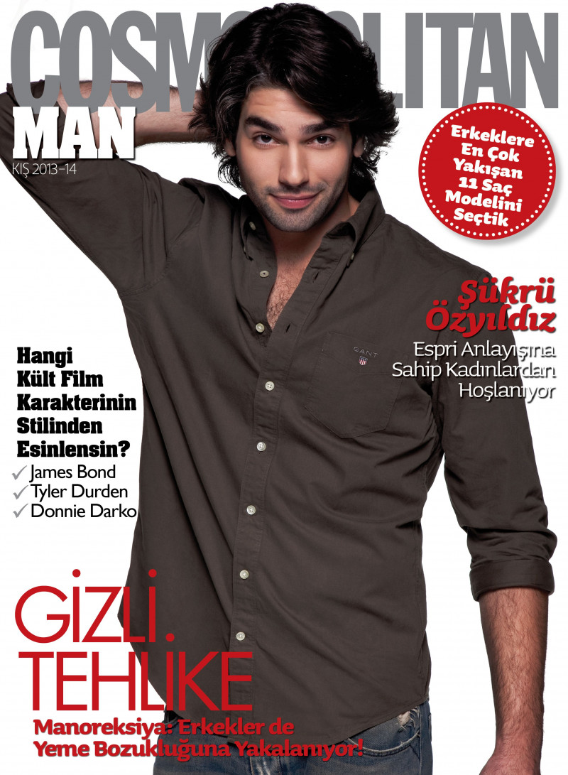 Sukru Ozyildiz featured on the Cosmopolitan Man Turkey cover from November 2013