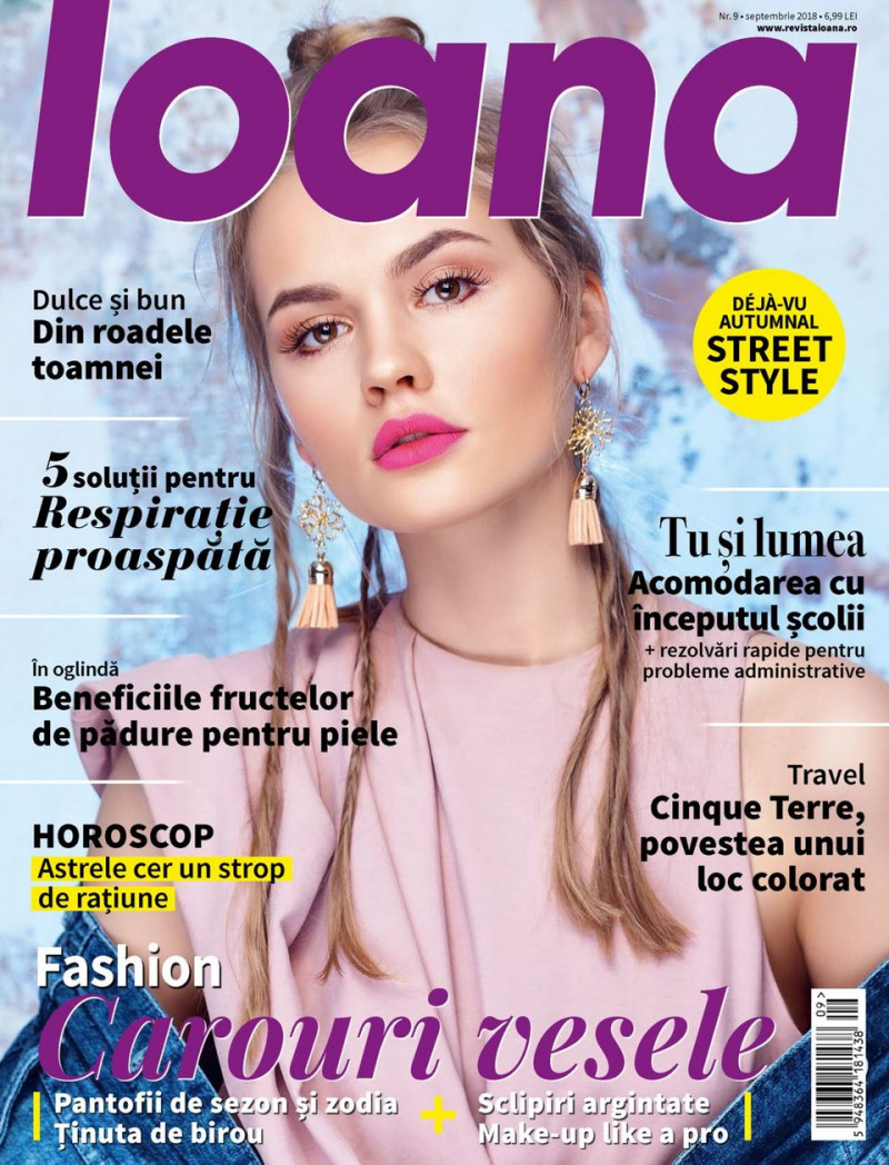  featured on the Ioana cover from September 2018