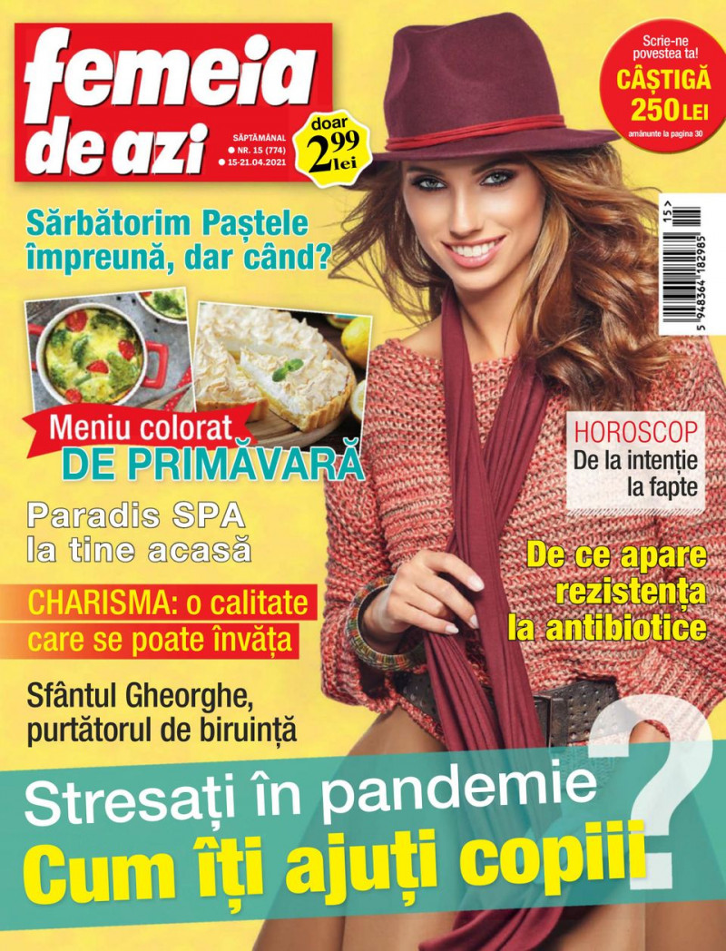  featured on the Femeia de azi cover from April 2021