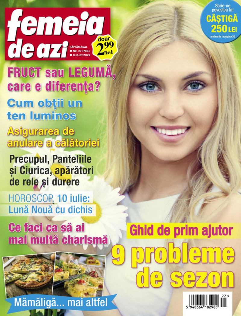  featured on the Femeia de azi cover from July 2021