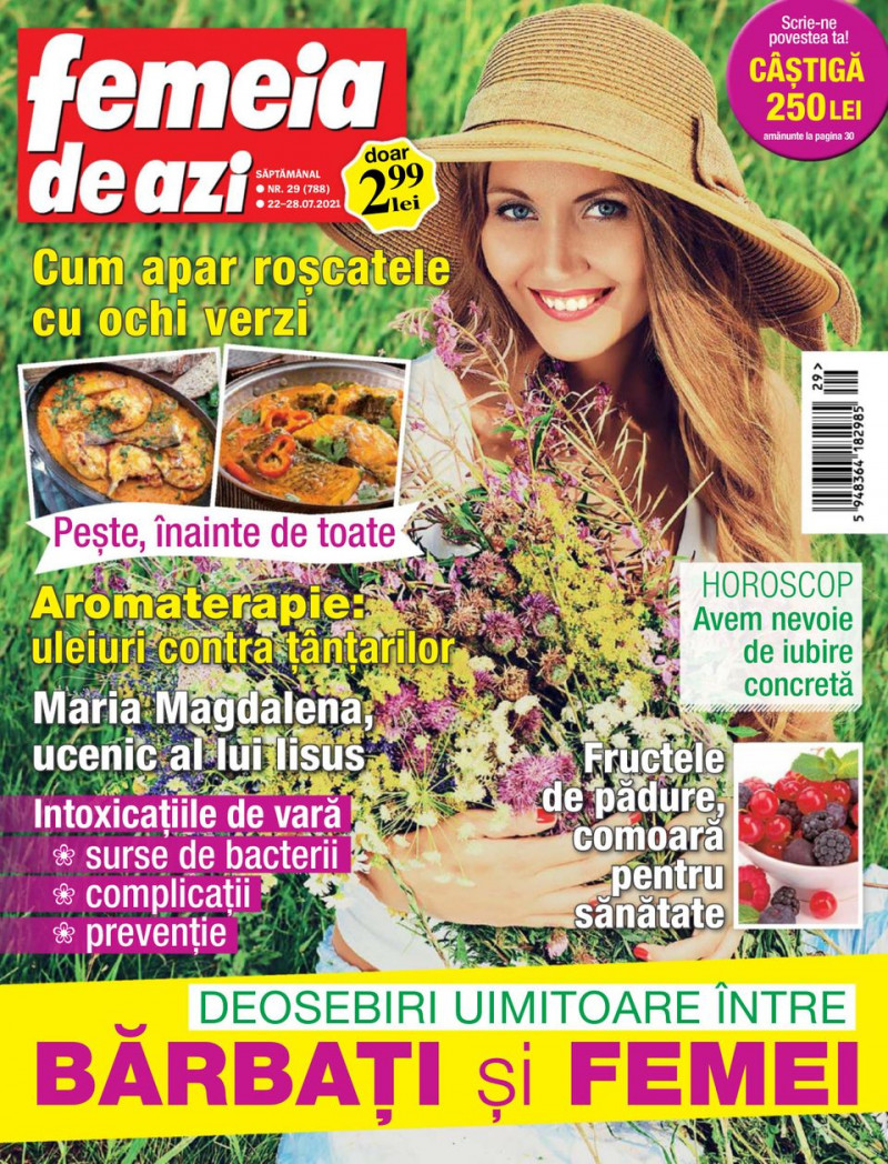  featured on the Femeia de azi cover from July 2021