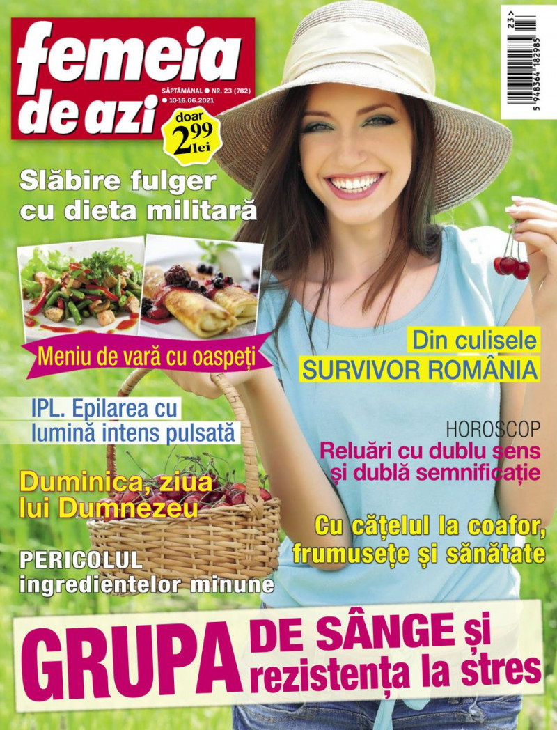  featured on the Femeia de azi cover from June 2021