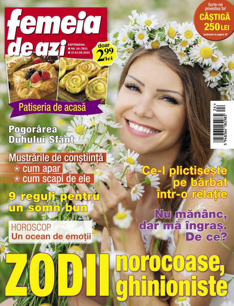  featured on the Femeia de azi cover from June 2021