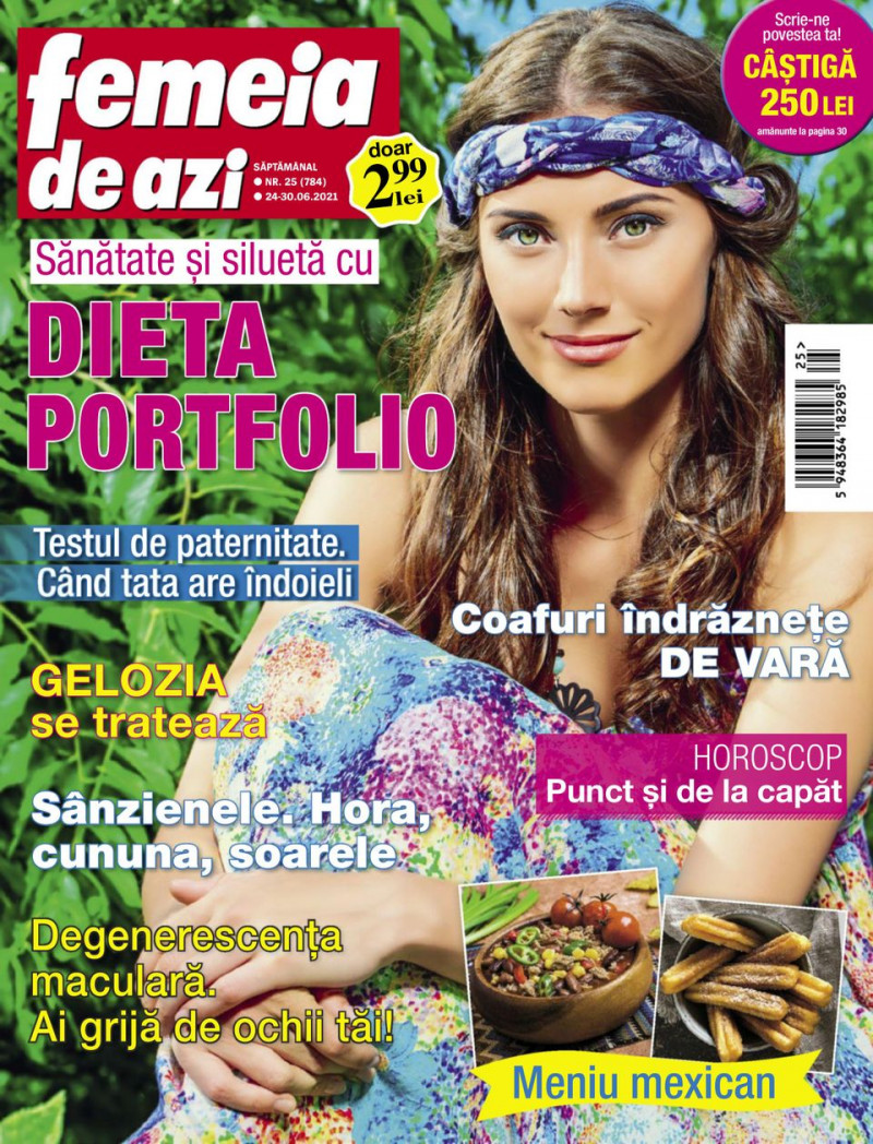  featured on the Femeia de azi cover from June 2021