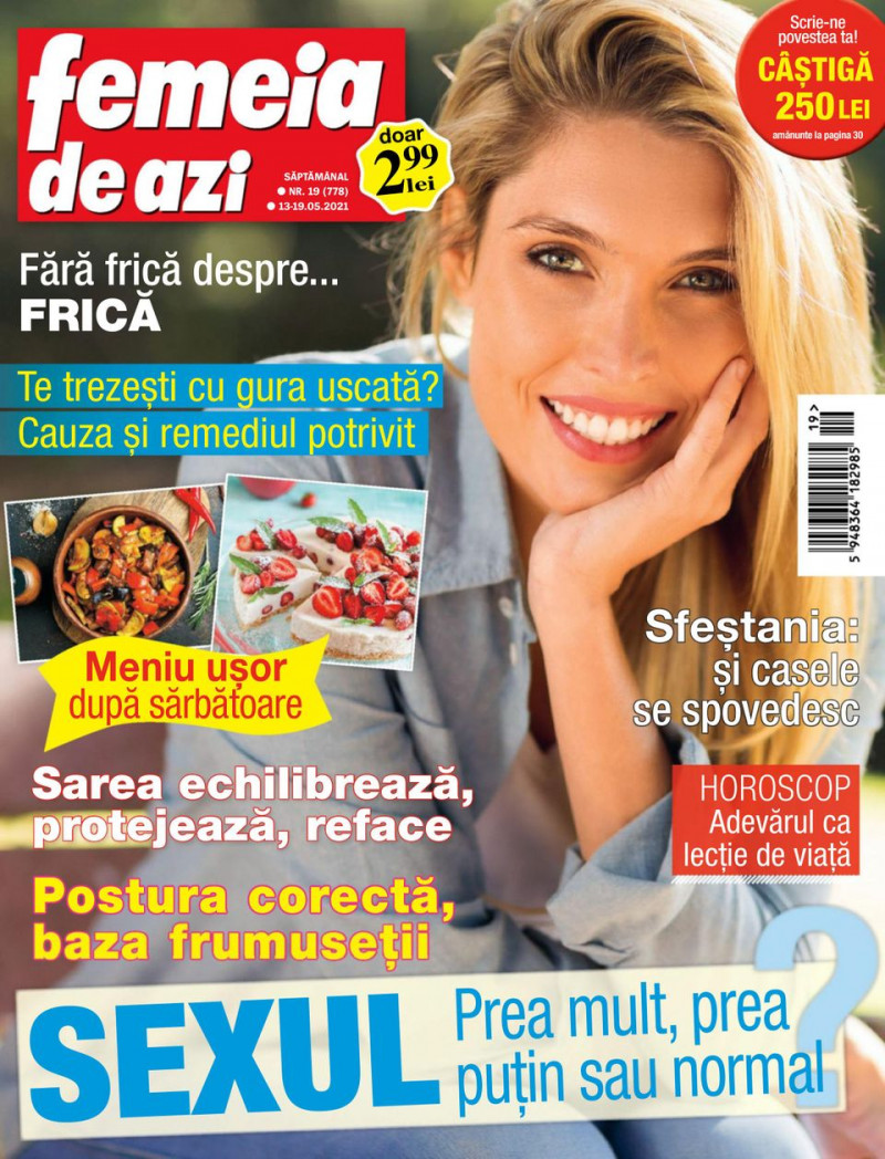  featured on the Femeia de azi cover from May 2021