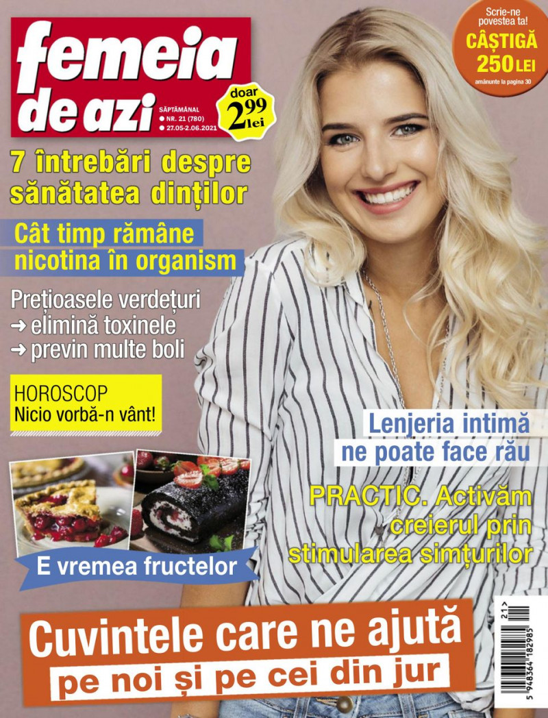  featured on the Femeia de azi cover from May 2021