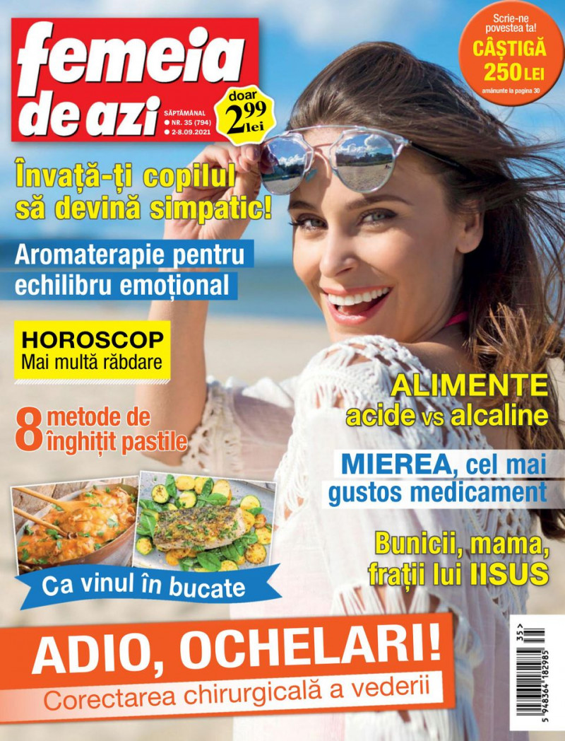  featured on the Femeia de azi cover from September 2021